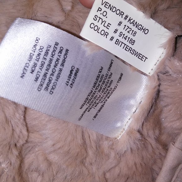 Natural Reflections Vest Womens Medium Brown‎ Suede Fur Lining Ranch Western Zip - Picture 11 of 13